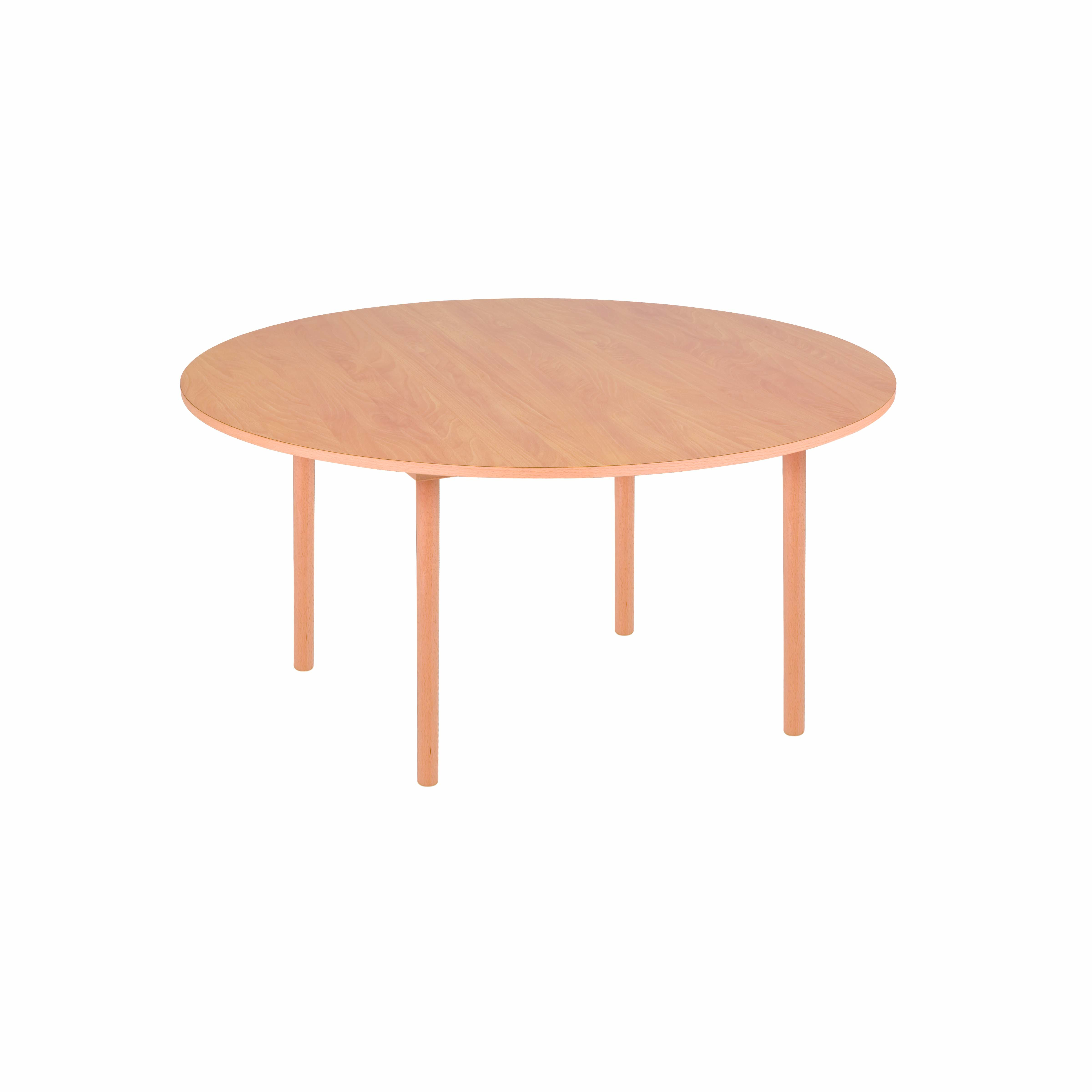 Tischplatte rund: Buche - Ø 115 x 2 cm - Montessori Frühkindliche Entwicklung