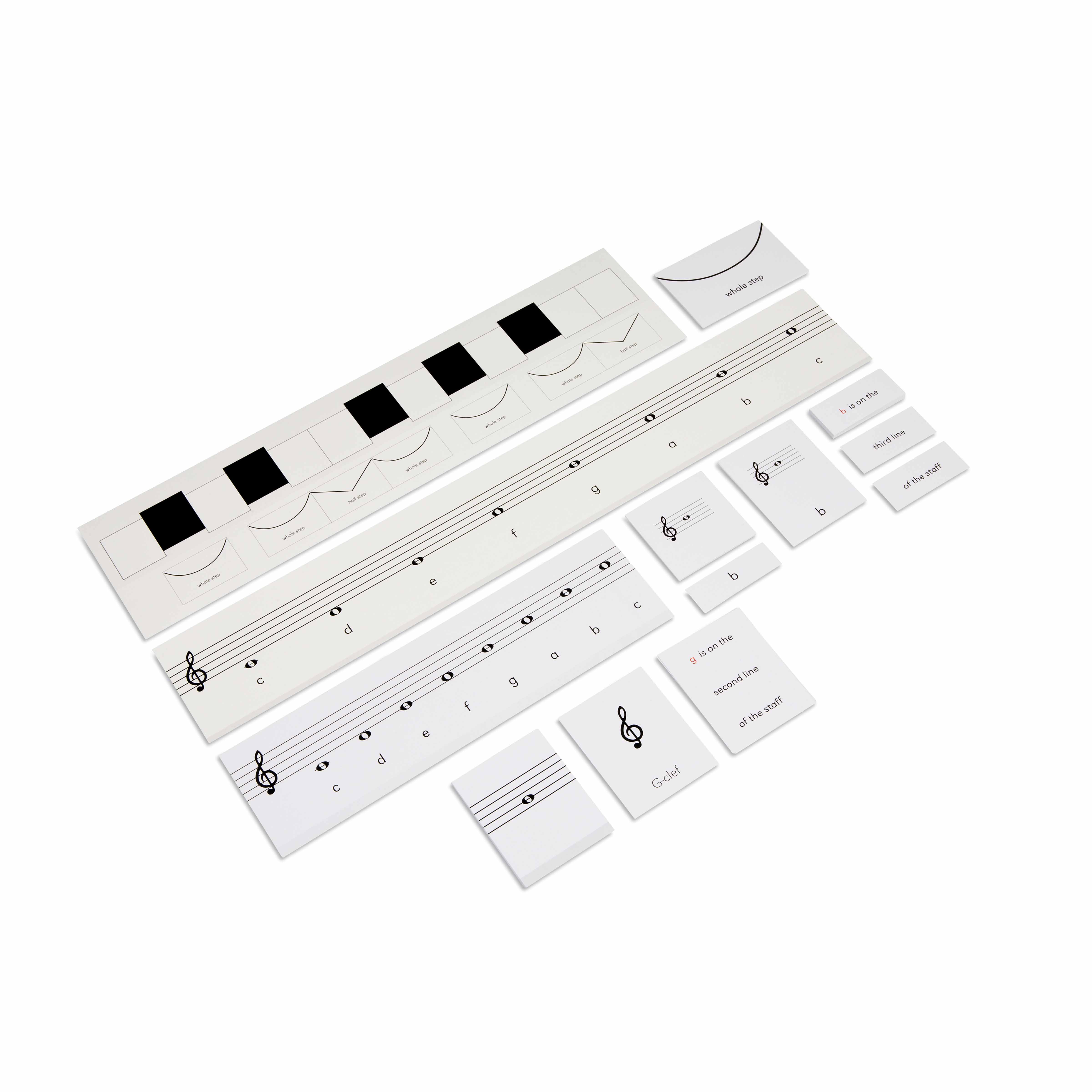 Bells Support Materials Set (englisch) - Montessori Sinnesmaterial