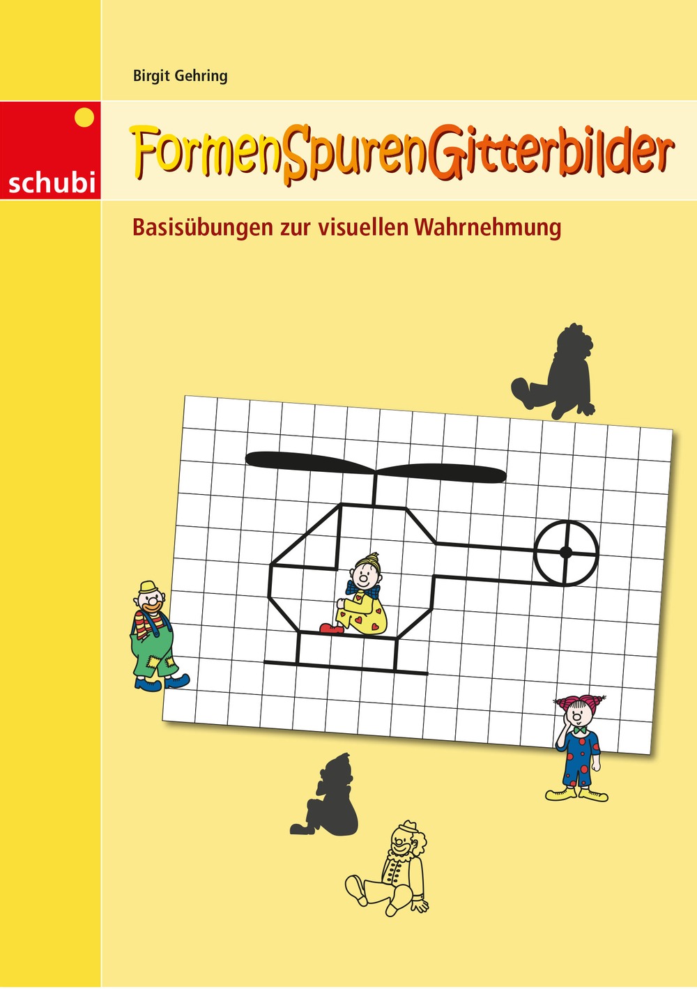 Formen-Spuren-Gitterbilder, ab 4 Jahren