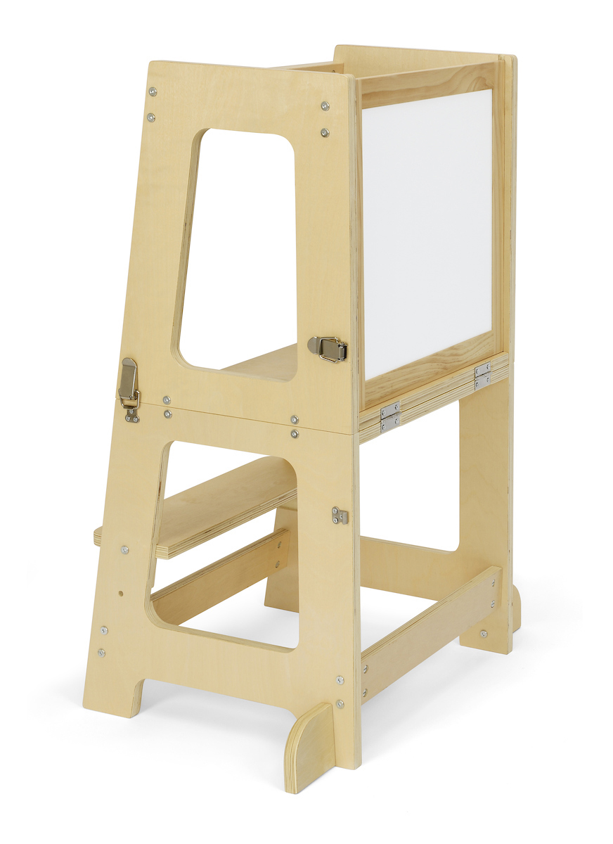 Lernturm First Tools 3-in-1 aus Birkensperrholz, natur