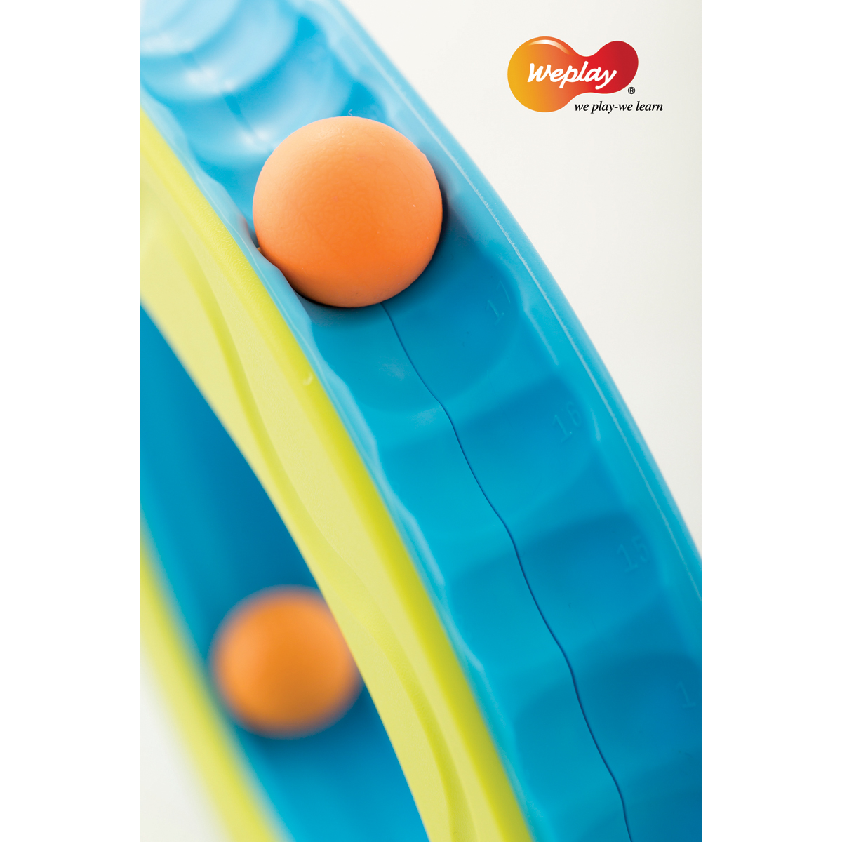 Rolling4Fun Balancierspiel, 4 Strecken, inkl. zwei Bälle Ø 2,9 und 3 cm