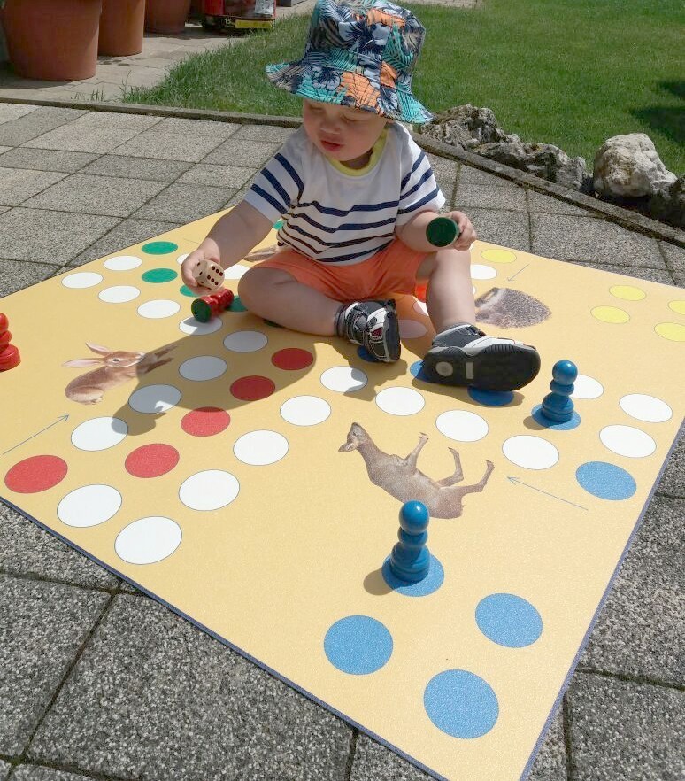 Outdoor Ludo Tiere, Bodenteppich
