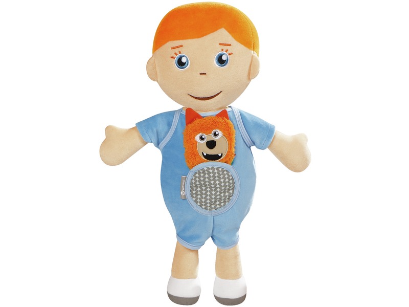 Emotionspuppe Baby Oscar aus Stoff mit Kuscheltier, ab 0 Jahren