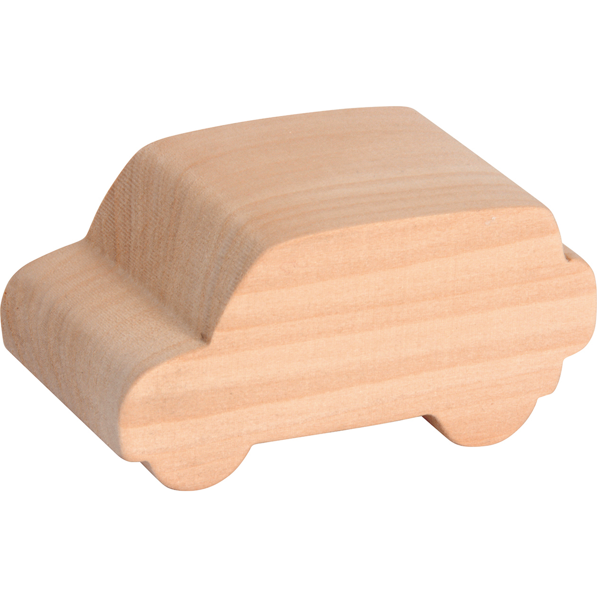 Schnitzholz Autos 3er Set, längstes 11 x 4 x 3,3 cm, Rohlinge zum Schnitzen