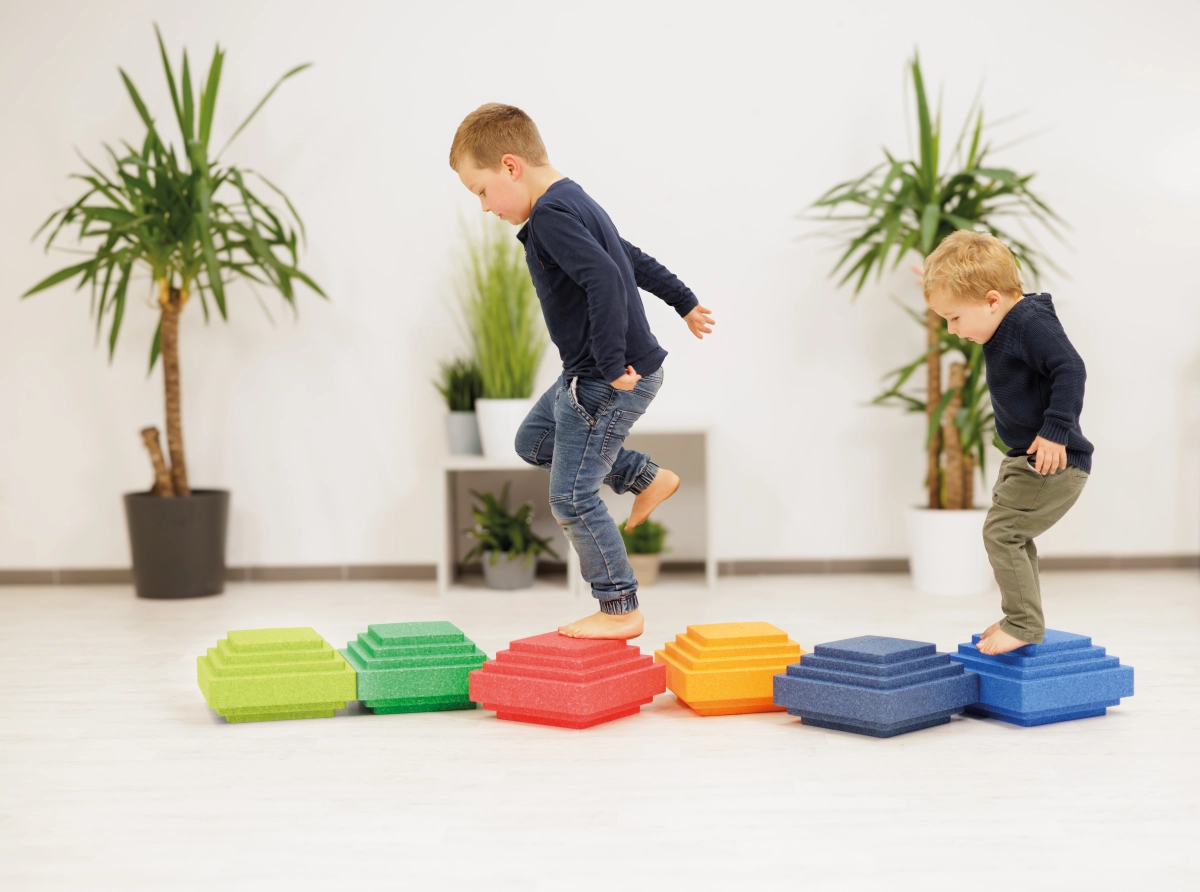 Bewegungsbausteine, MODO MultiBlock, 6-teilig, EPP-Schaumstoff, mehrfarbig