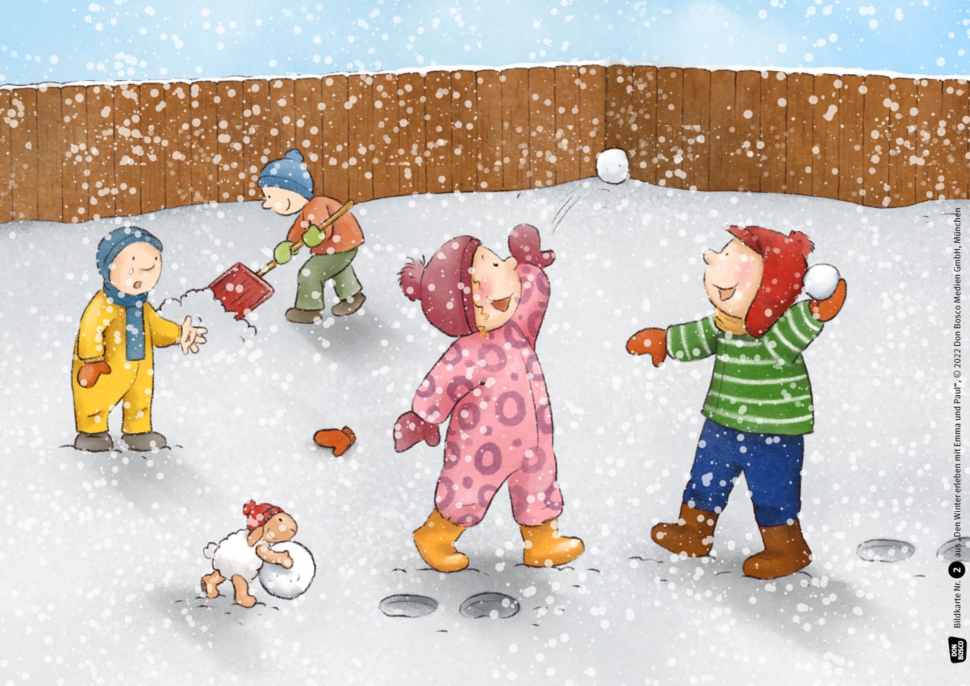 Den Winter erleben mit Emma und Paul. Kamishibai Bildkartenset, 1-5 Jahre
