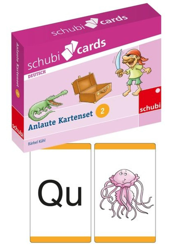 Schubicards: Anlaute Kartensets 2, 6-9 Jahre