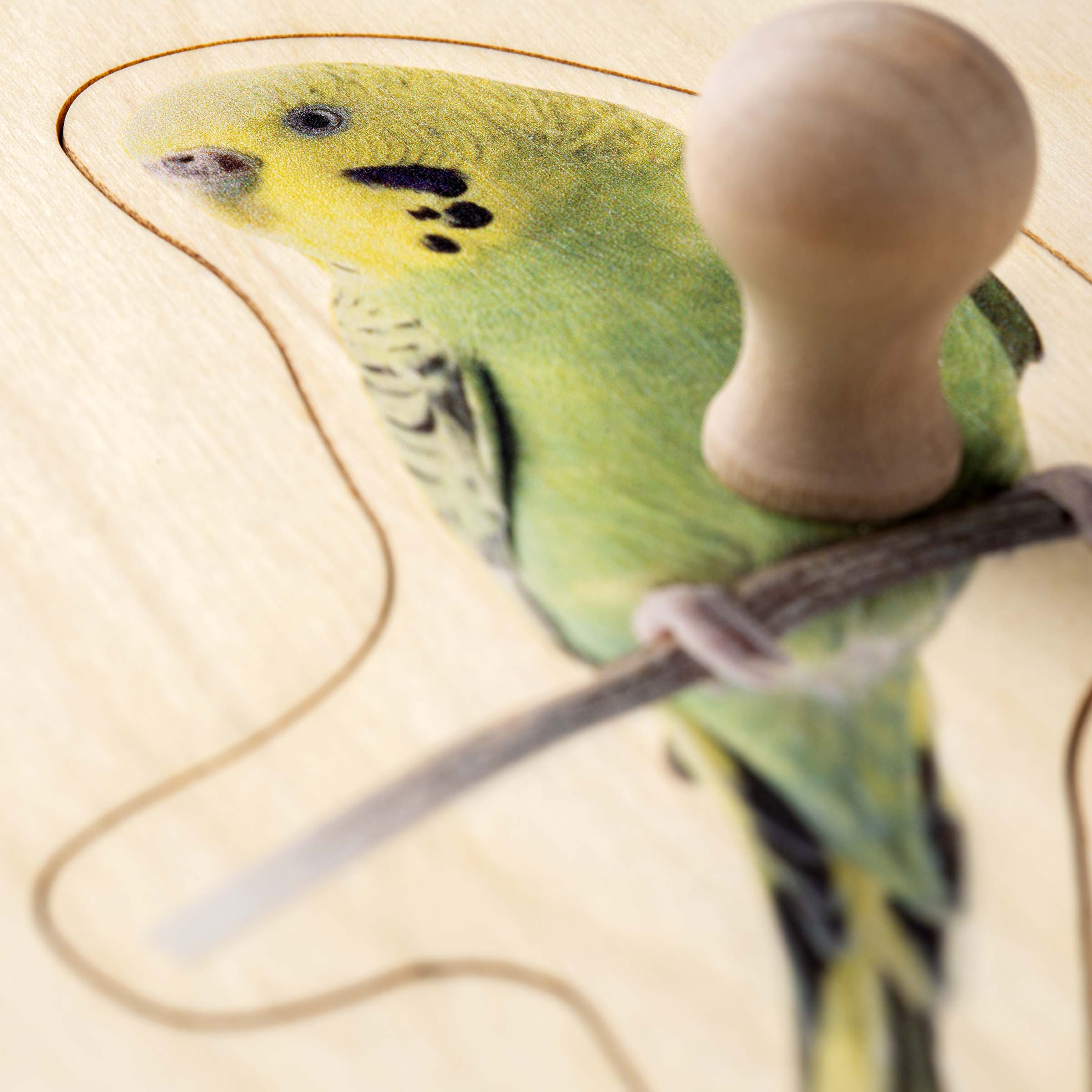 Kleinkind-Puzzle: Sittich - Montessori Bewegung