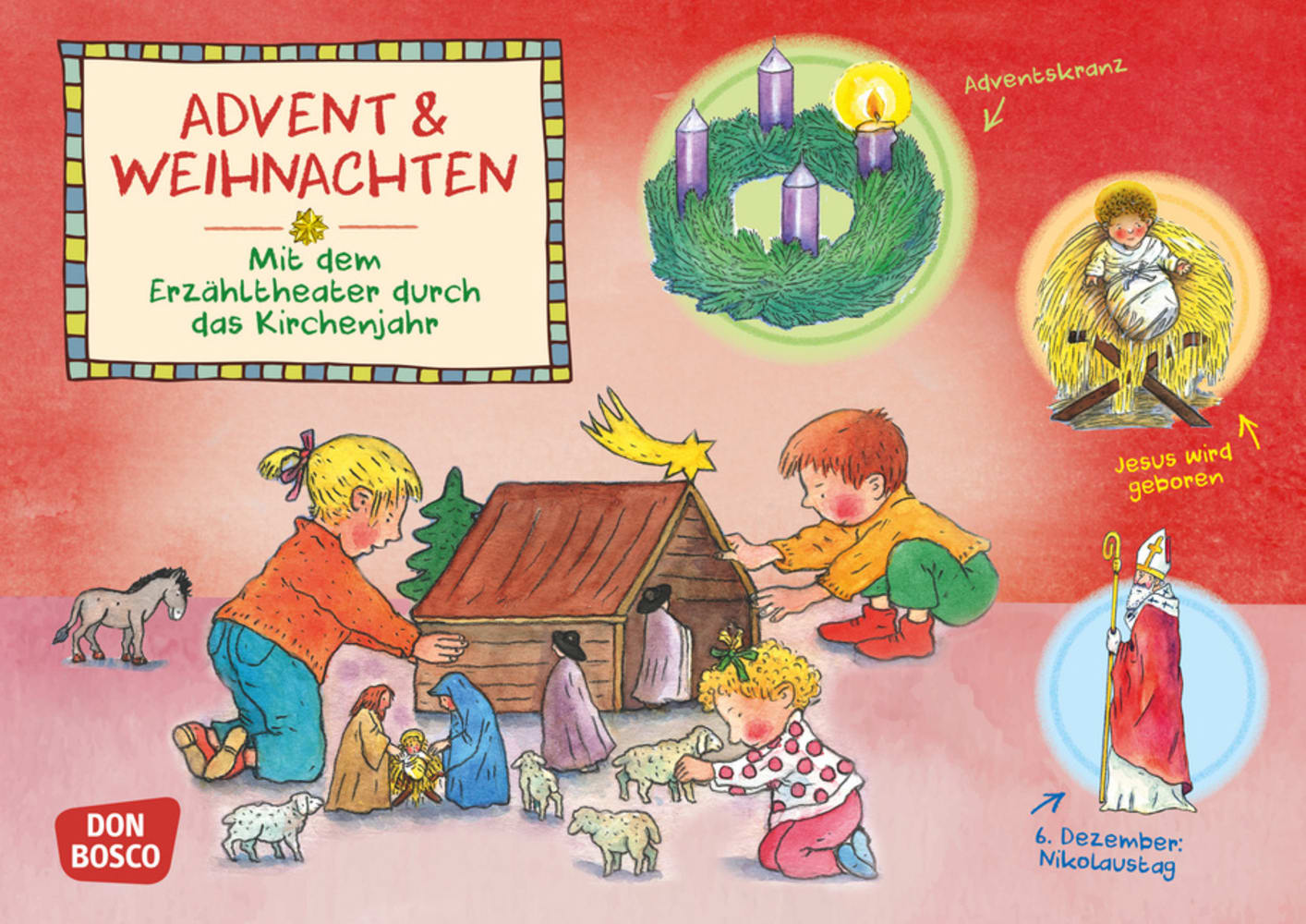 Kamishibai Bildkartenset - Advent und Weihnachten, 2 bis 6 Jahre