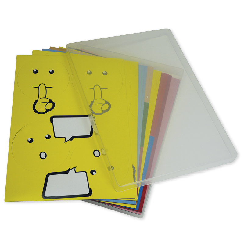 Moderationsmaterial, magnetisch, 64-tlg., in Box, beschreibbar
