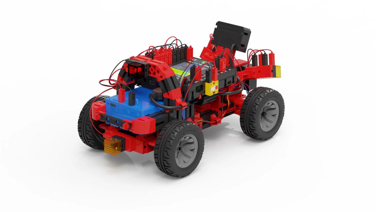 fischertechnik SC Ultimate AI Add On: Mobility, Erweiterungsset Autonomes Fahren für STEM Coding Ultimate AI