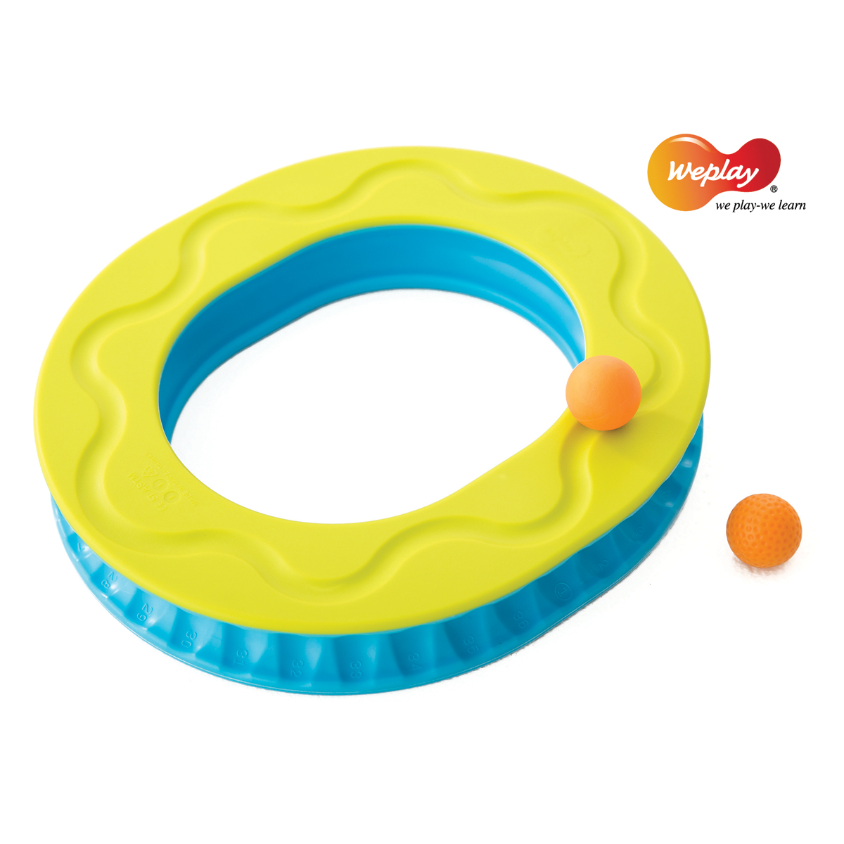 Rolling4Fun Balancierspiel, 4 Strecken, inkl. zwei Bälle Ø 2,9 und 3 cm