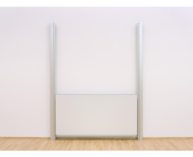 Pylonen-Einflächentafel, 200x100 cm, weiß