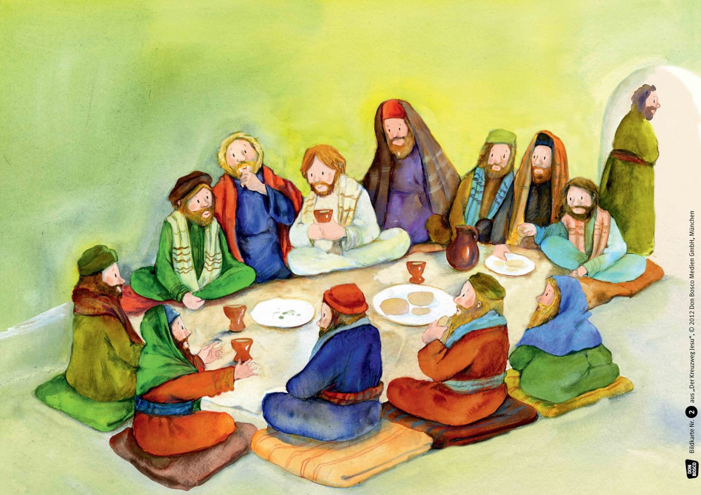 Kamishibai Bildkartenset - Der Kreuzweg Jesu, 3-8 Jahre