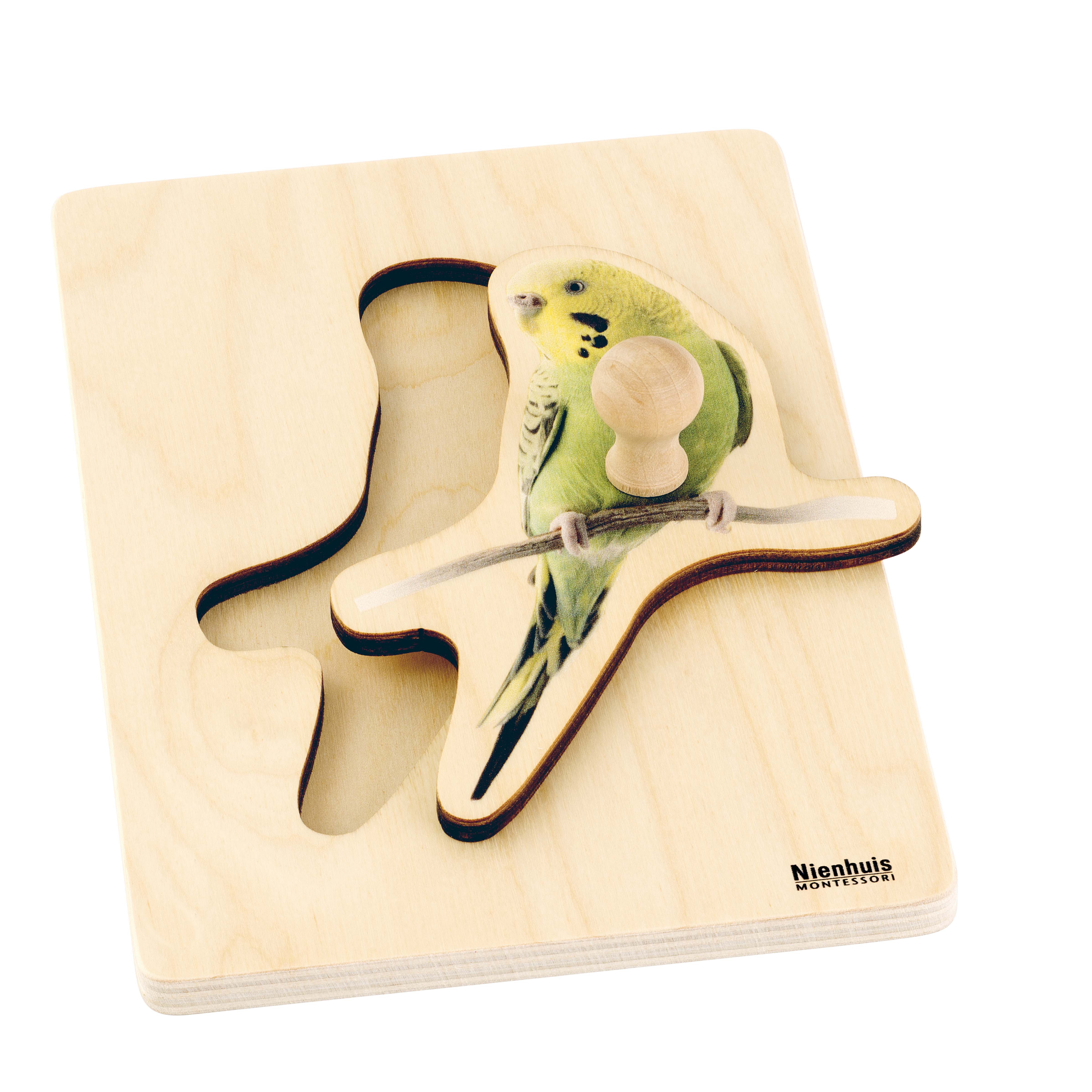 Kleinkind-Puzzle: Sittich - Montessori Bewegung