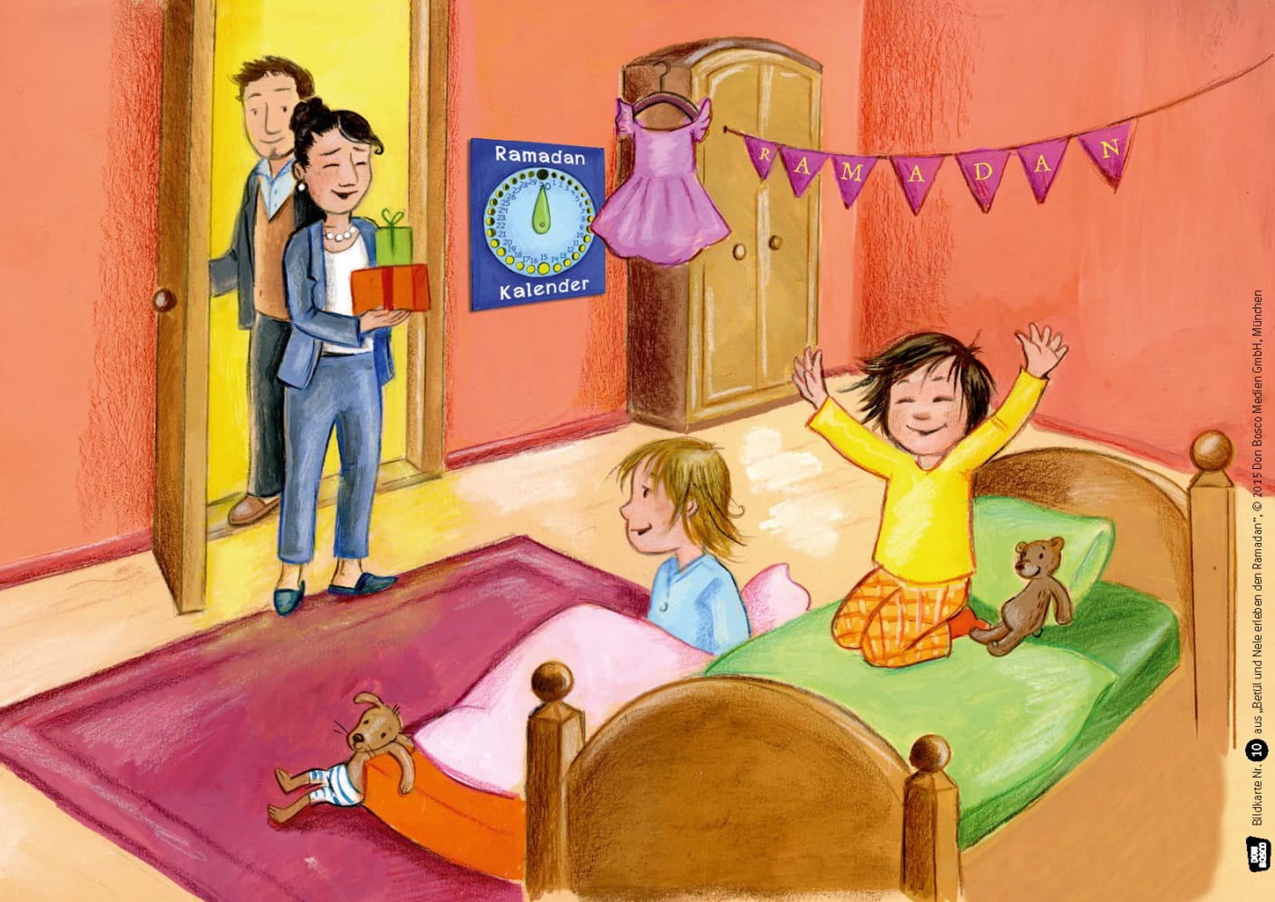 Kamishibai Bildkartenset - Betül und Nele erleben den Ramadan, 4-7 Jahre