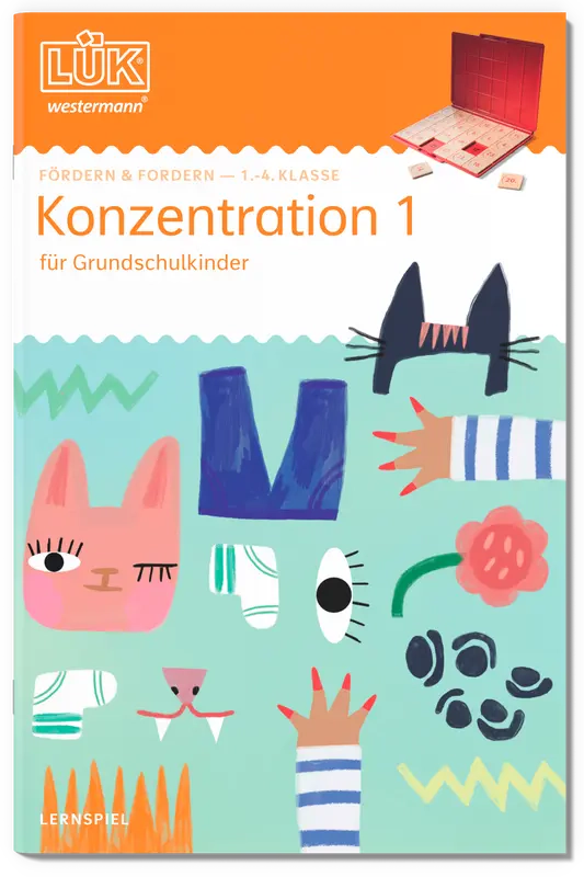 LÜK Konzentration 1, Übungsheft, 1.-4. Klasse