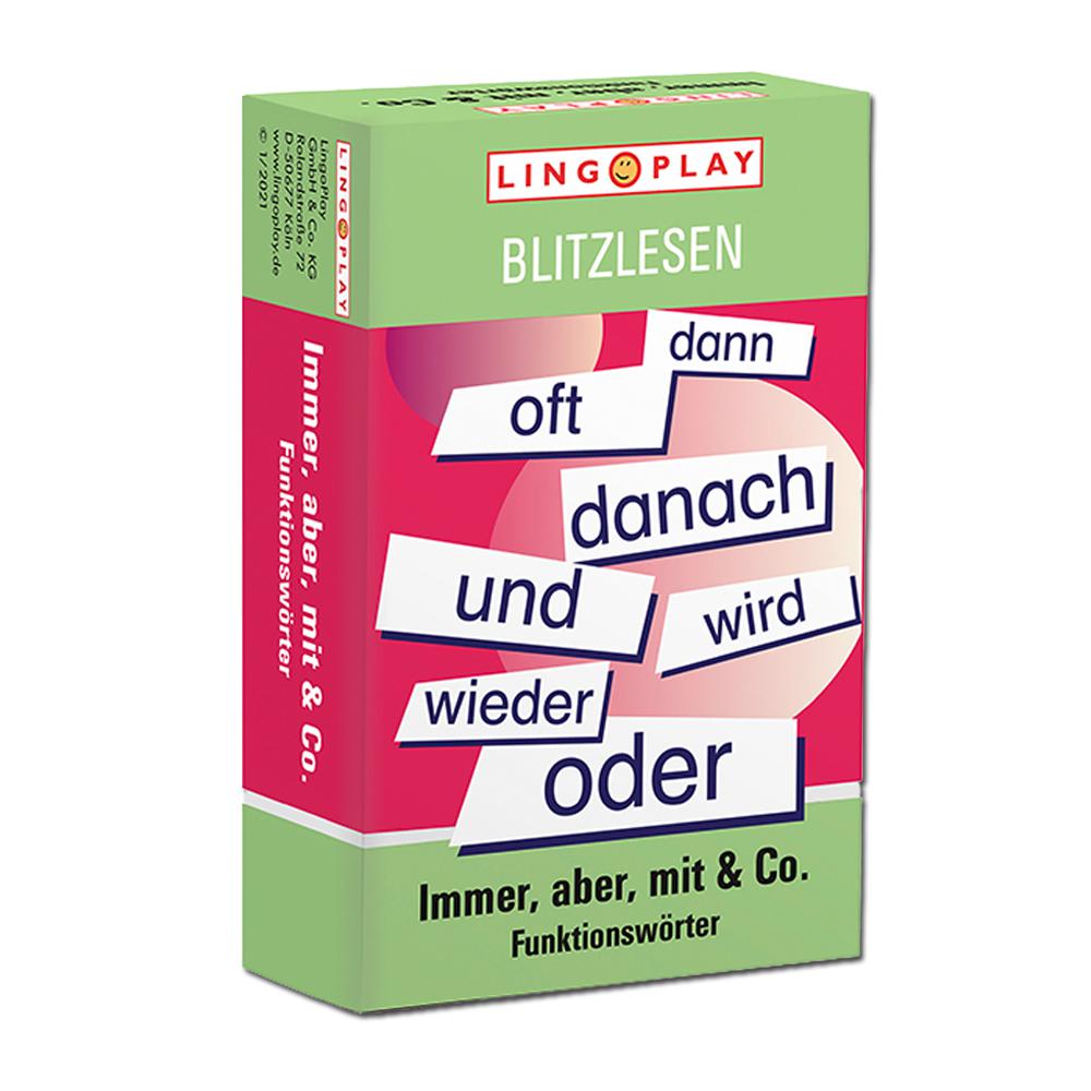 Immer, aber, mit & Co. - Funktionswörter, Lesespiel, ab 7 Jahre