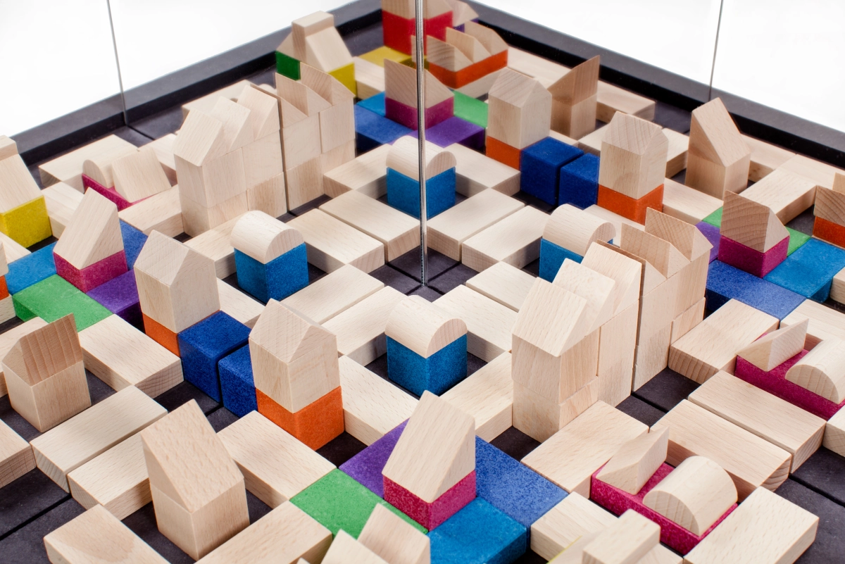 Bauspiel Fröbel Modern - Fröbel-Legematerial, ab 48 Monaten