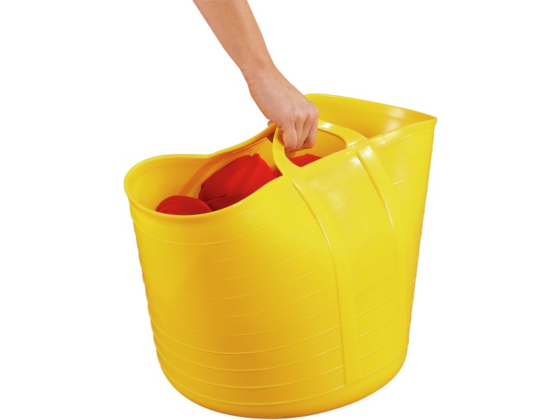 Aufbewahrungstonne flexibel aus weichem Kunststoff, 40 Liter, blau