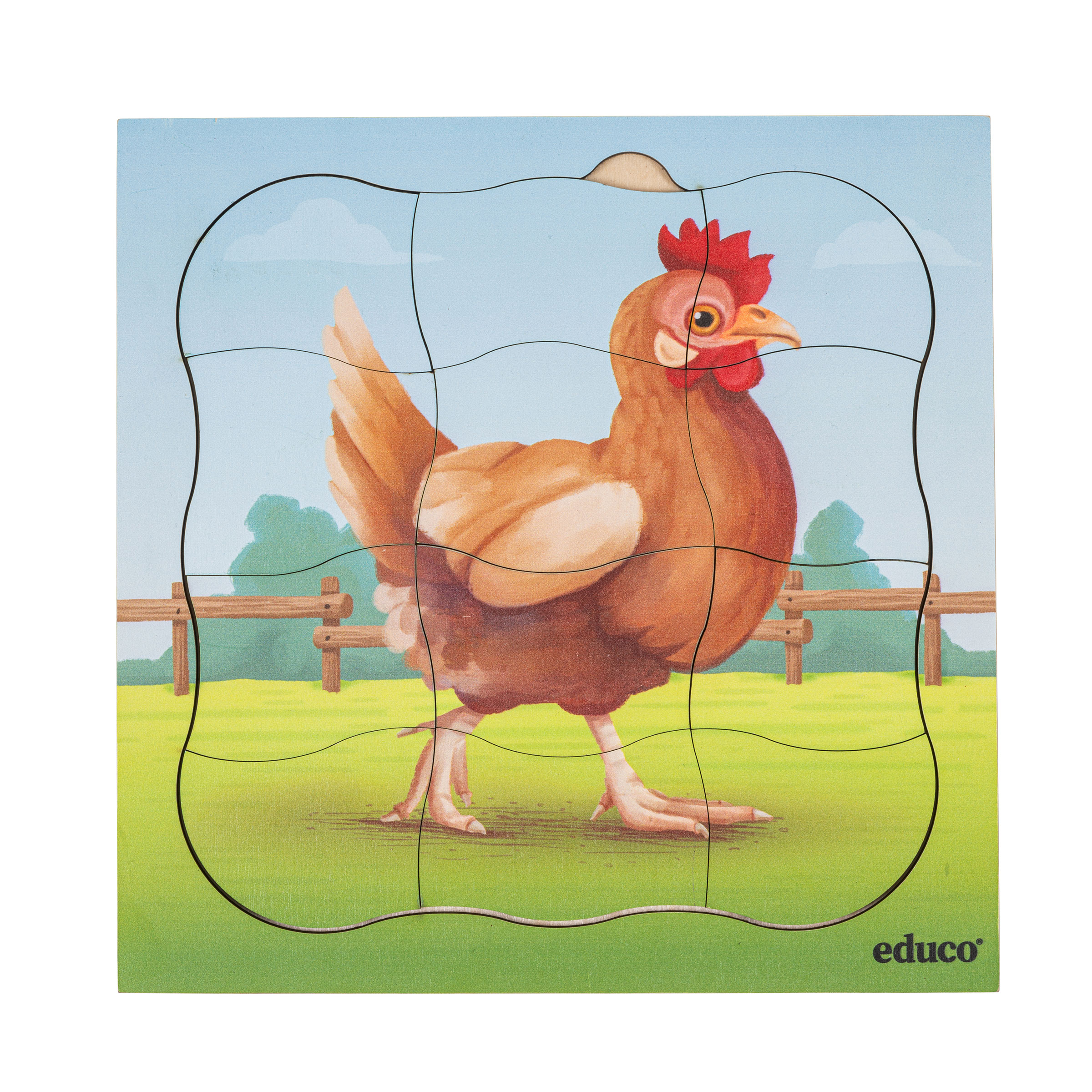 Bauernhof-Sammelpaket – 5 Schichtenpuzzles aus Holz