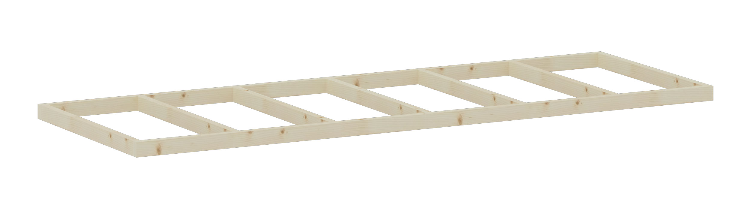 Lernwabe® Karton: Holz-Sockel für eine Halbe + eine Ganze Wabe