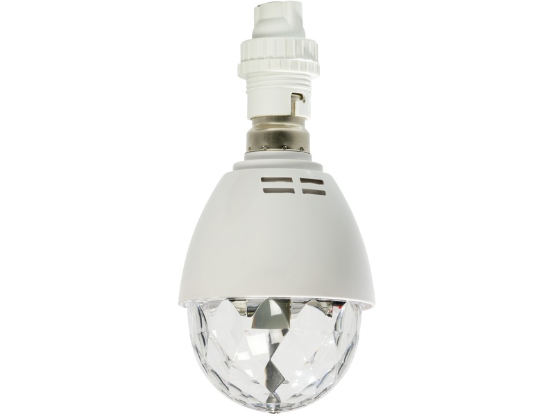 Disco-Glühbirne LED mit Fassung B22, Lichteffekt für den Sinnesraum