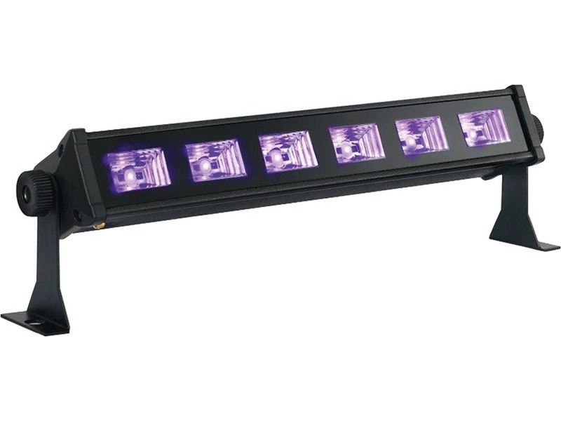 UV-LED-Leiste mit 6 Lampen für Sensorik- und Snoezelräume
