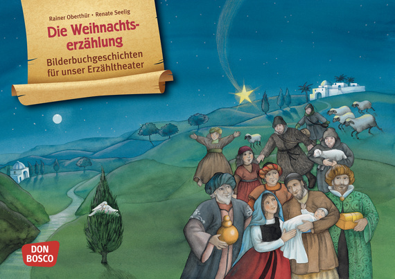 Kamishibai Bildkartenset - Die Weihnachtserzählung, 6-12 Jahre