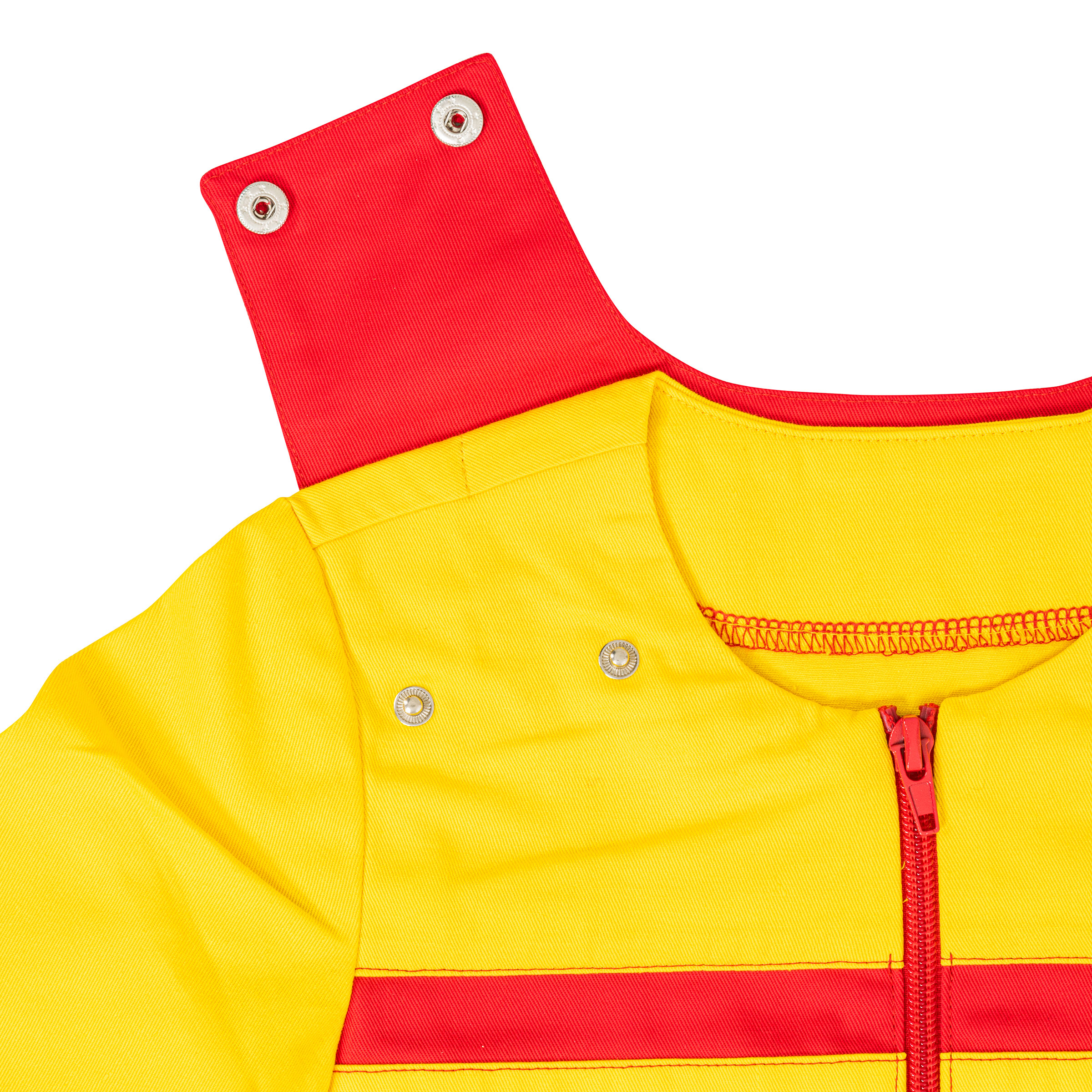 Feuerwehr-Kostüm für Kinder, Gr. 116, aus Bio-Baumwolle