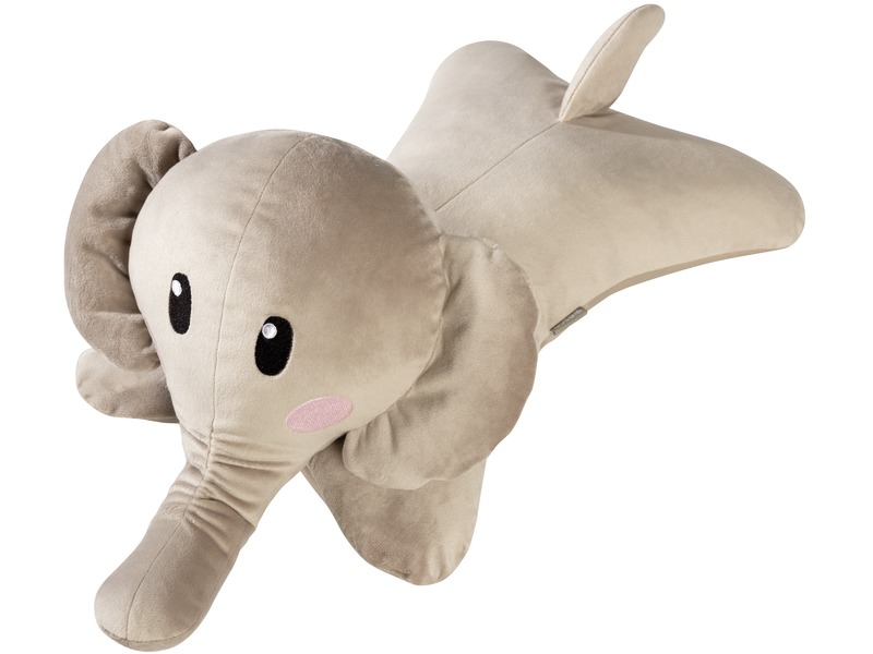 Beschwertes Plüschtier Elefant für ruhige Momente, 2 kg, ab 1 Jahr, grau