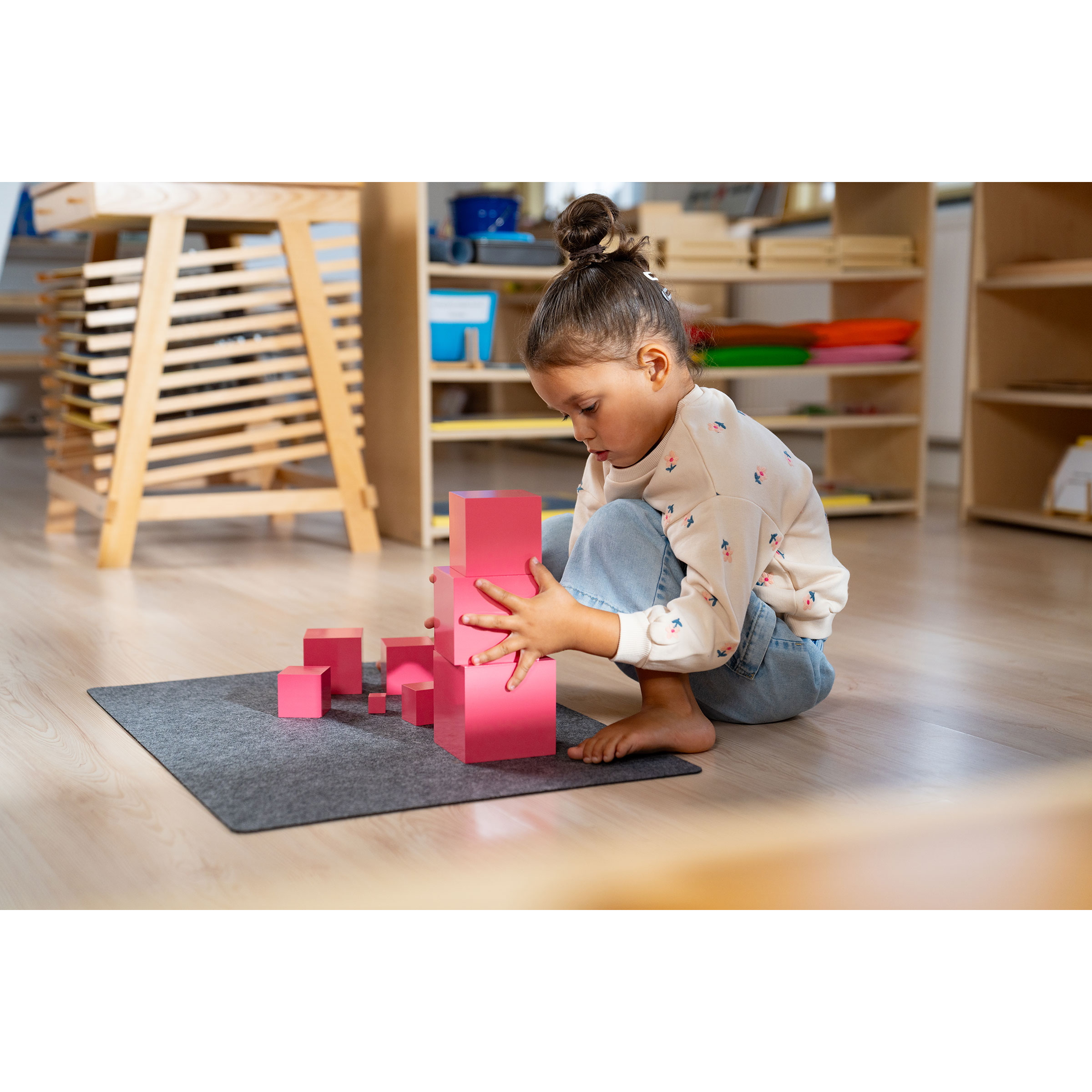 Rosa Turm - Montessori Sinnesmaterial