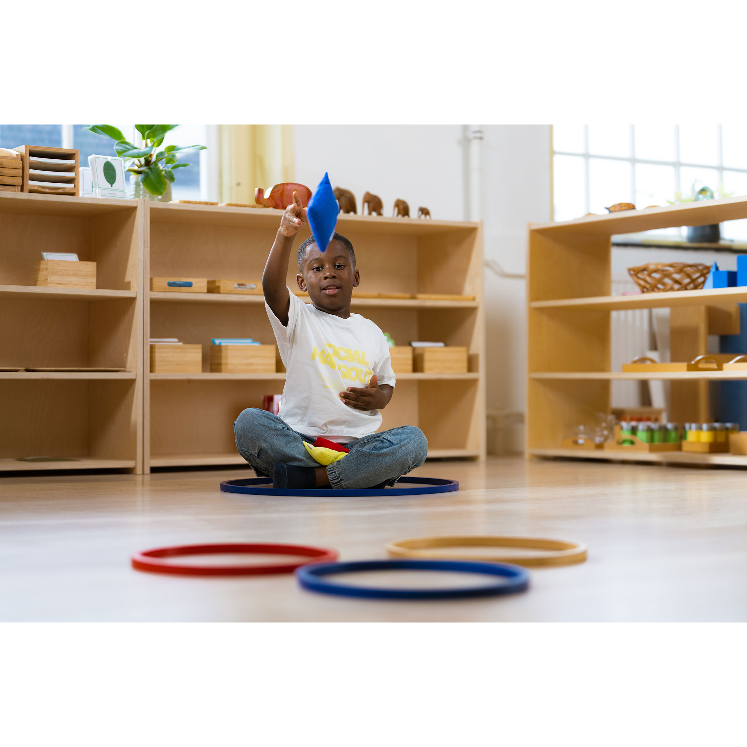 Hula-Hoop-Reifen: rot (30 cm) - Montessori