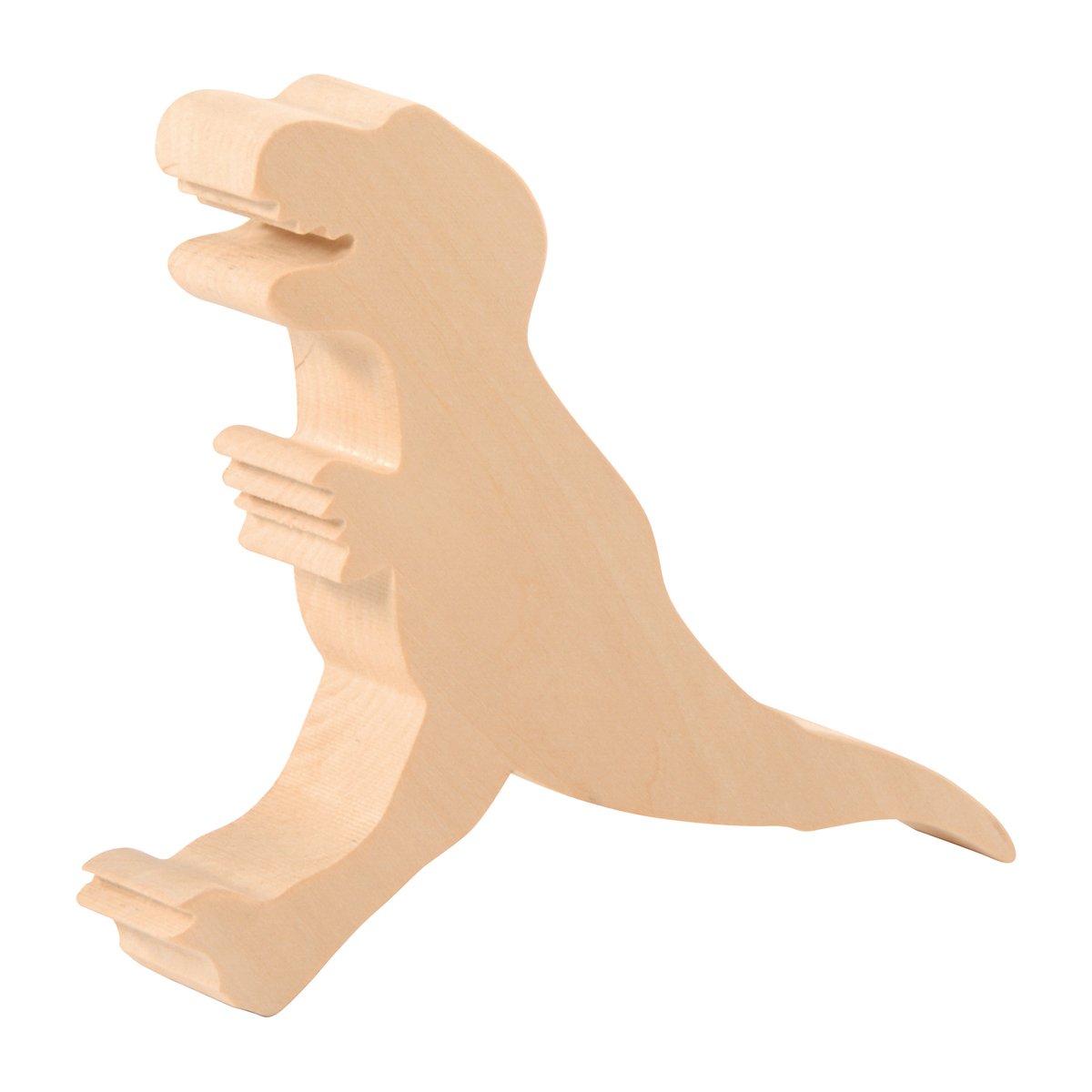 Schnitzholz Dino 3er Set, größter 14,5 x 2,5 x 15,8 cm, Rohlinge zum Schnitzen