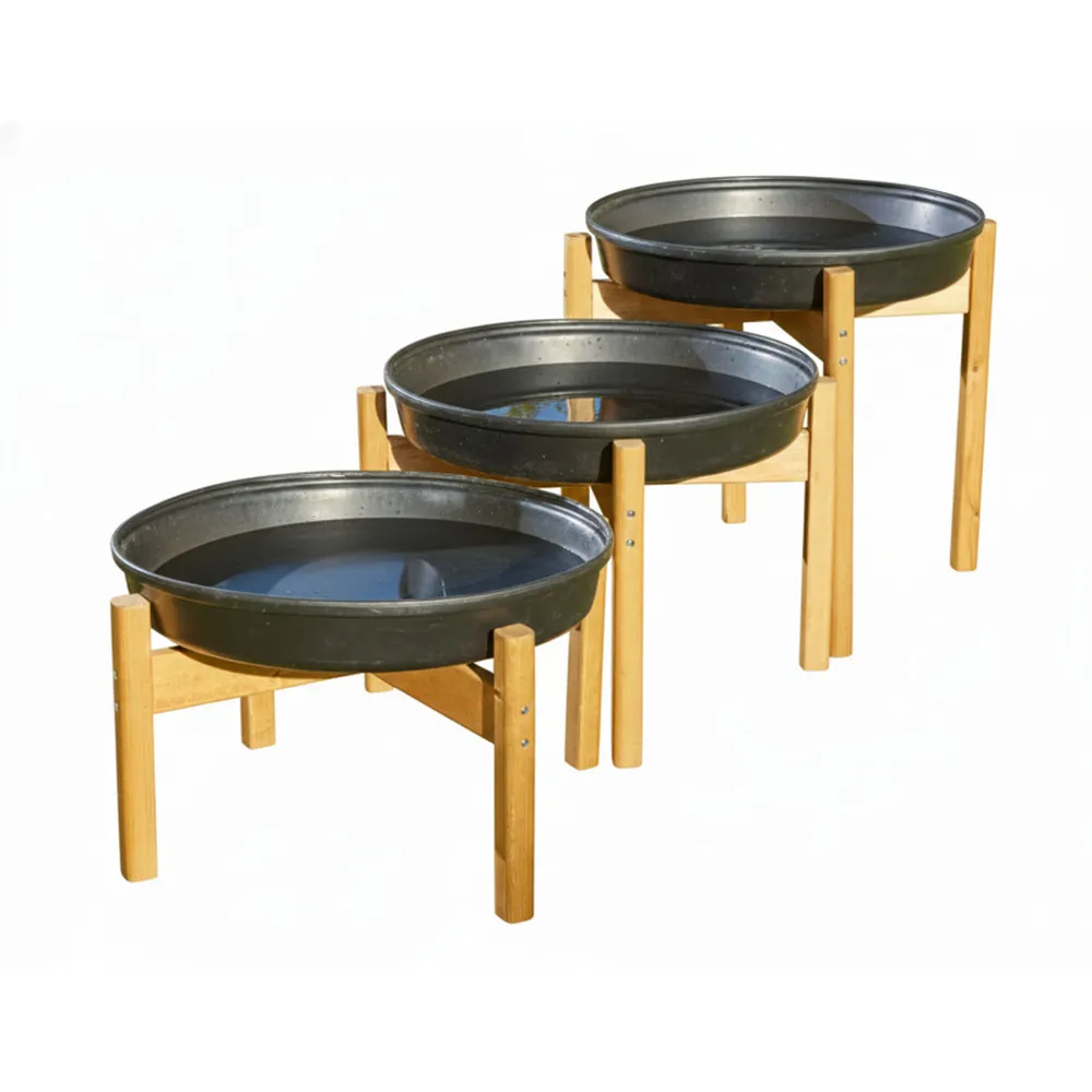 Spielwannen mit Ständer, 3er Set, Outdoor