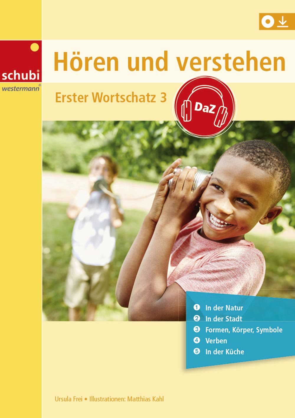 Hören und Verstehen DaZ Erster Wortschatz 3, Heft plus Audio-CDs, 5-9 Jahre