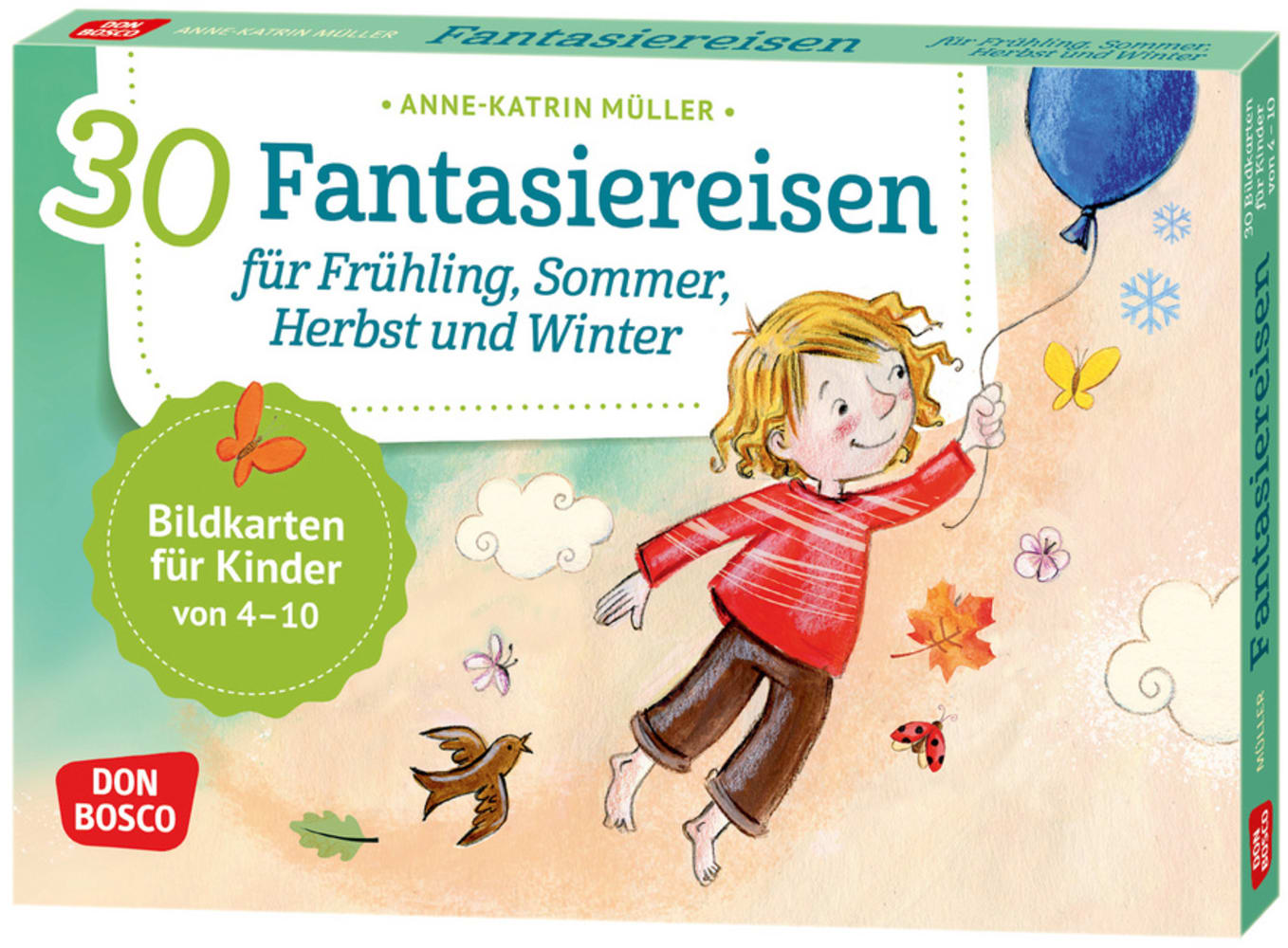 30 Fantasiereisen für Frühling, Sommer, Herbst und Winter. Bildkarten, 4-10 Jahre