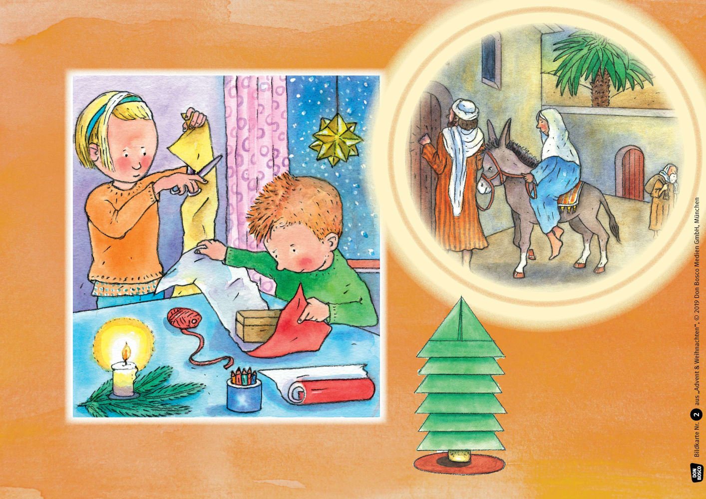 Kamishibai Bildkartenset - Advent und Weihnachten, 2 bis 6 Jahre