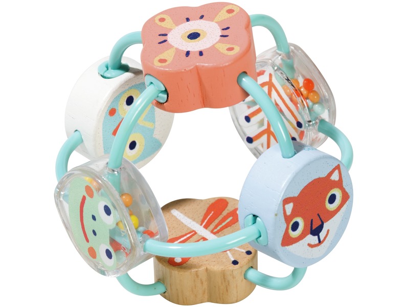 Babyrassel Babybali aus Holz, ab 3 Monaten