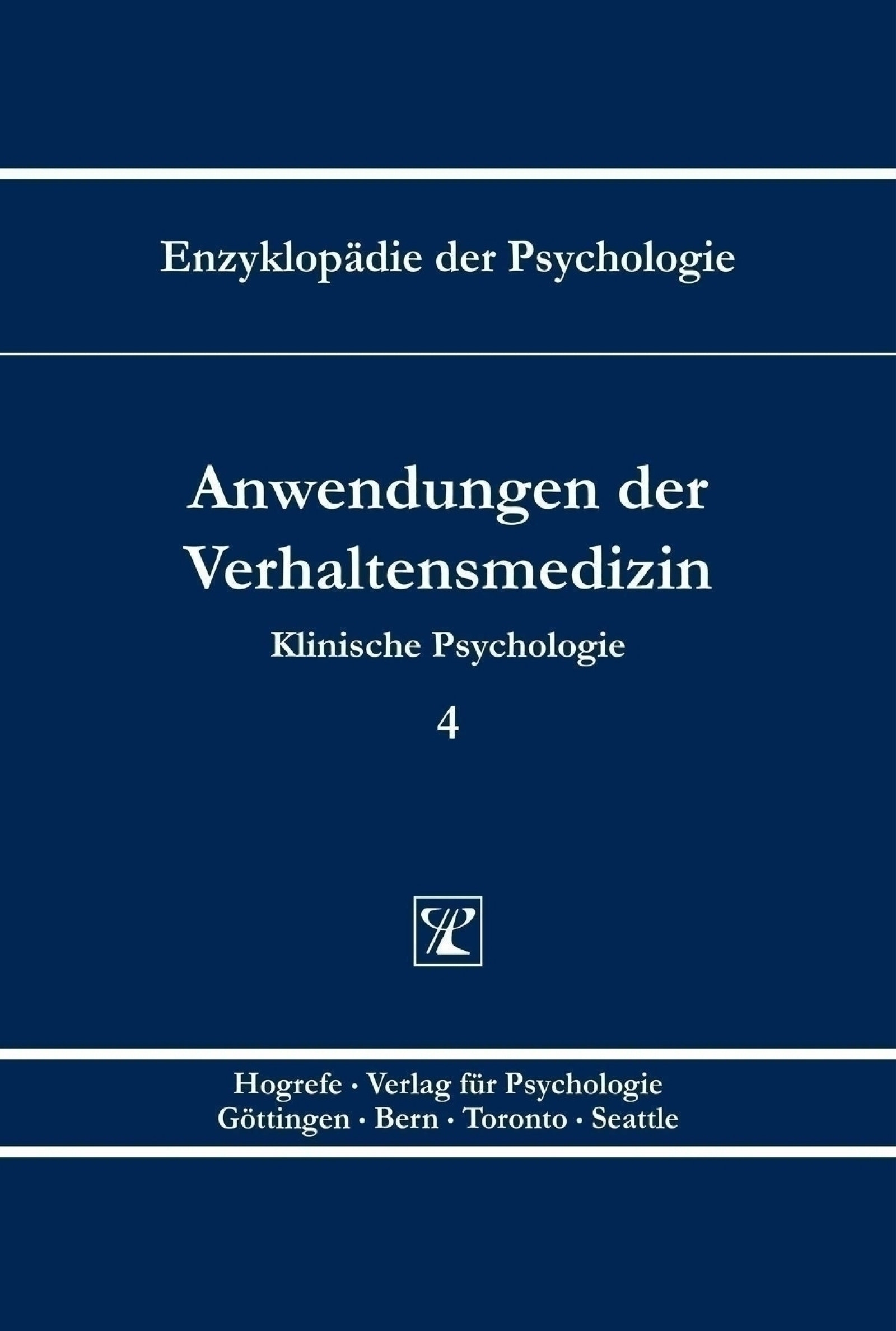 Anwendungen der Verhaltensmedizin, Buch