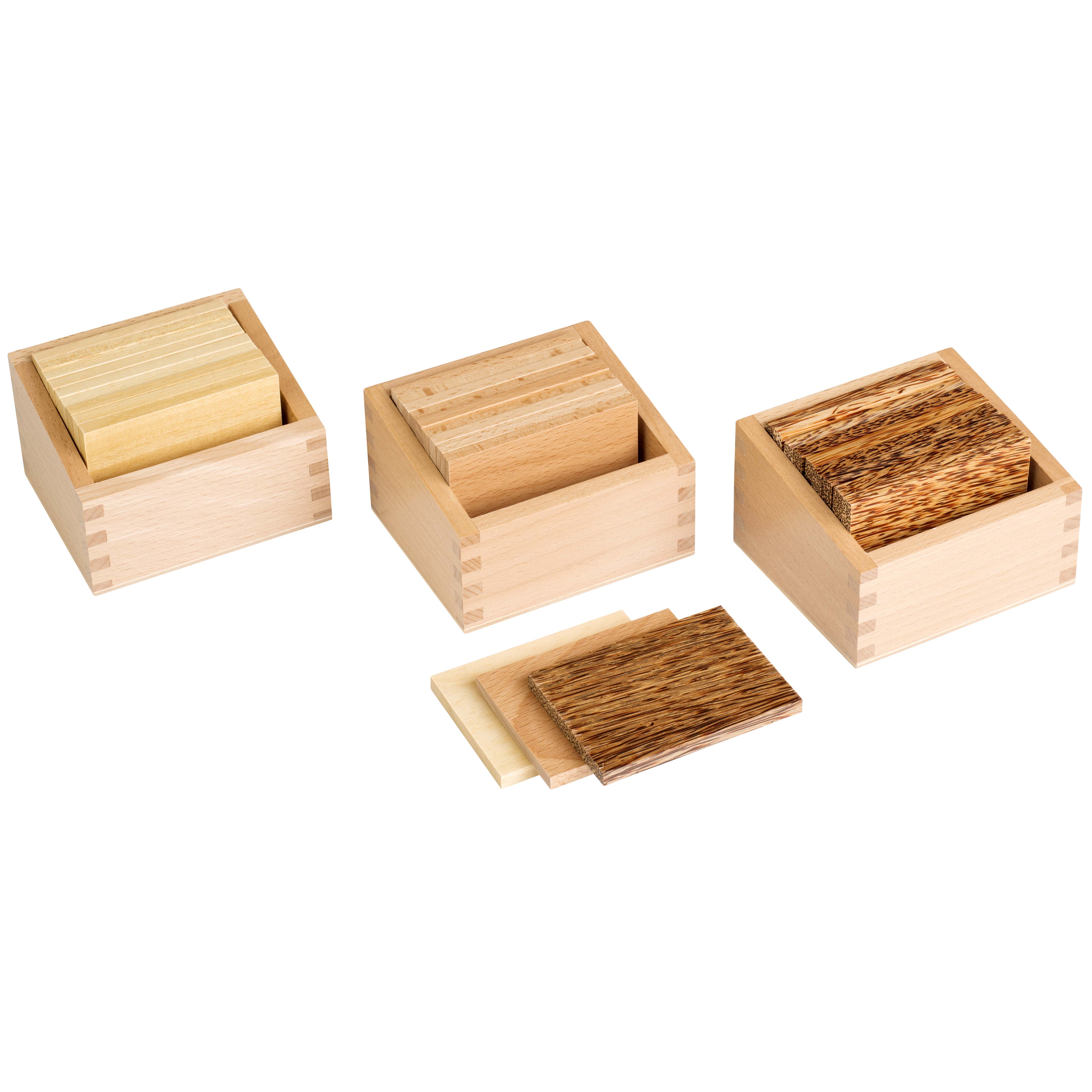Gewichtstäfelchen - Montessori Sinnesmaterial
