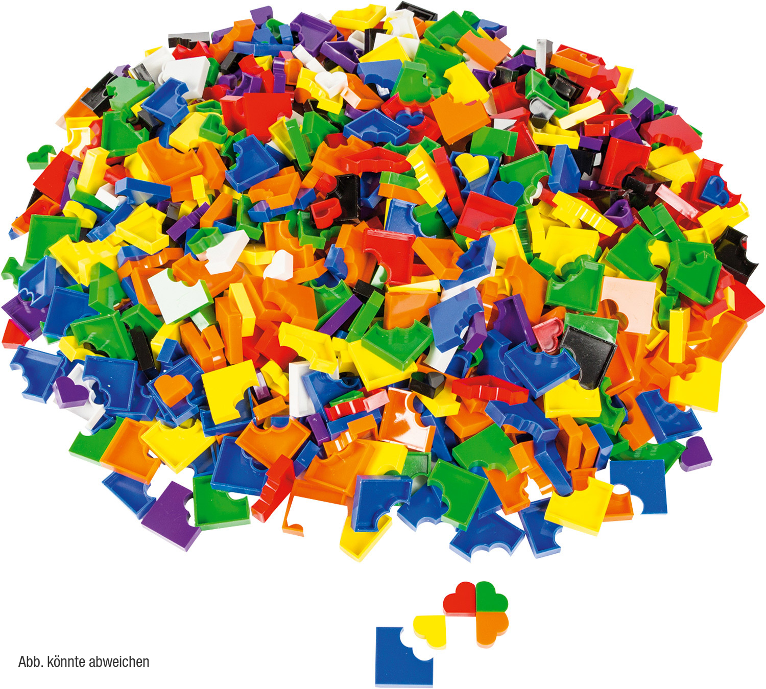 Herzpuzzle-Legesteine
