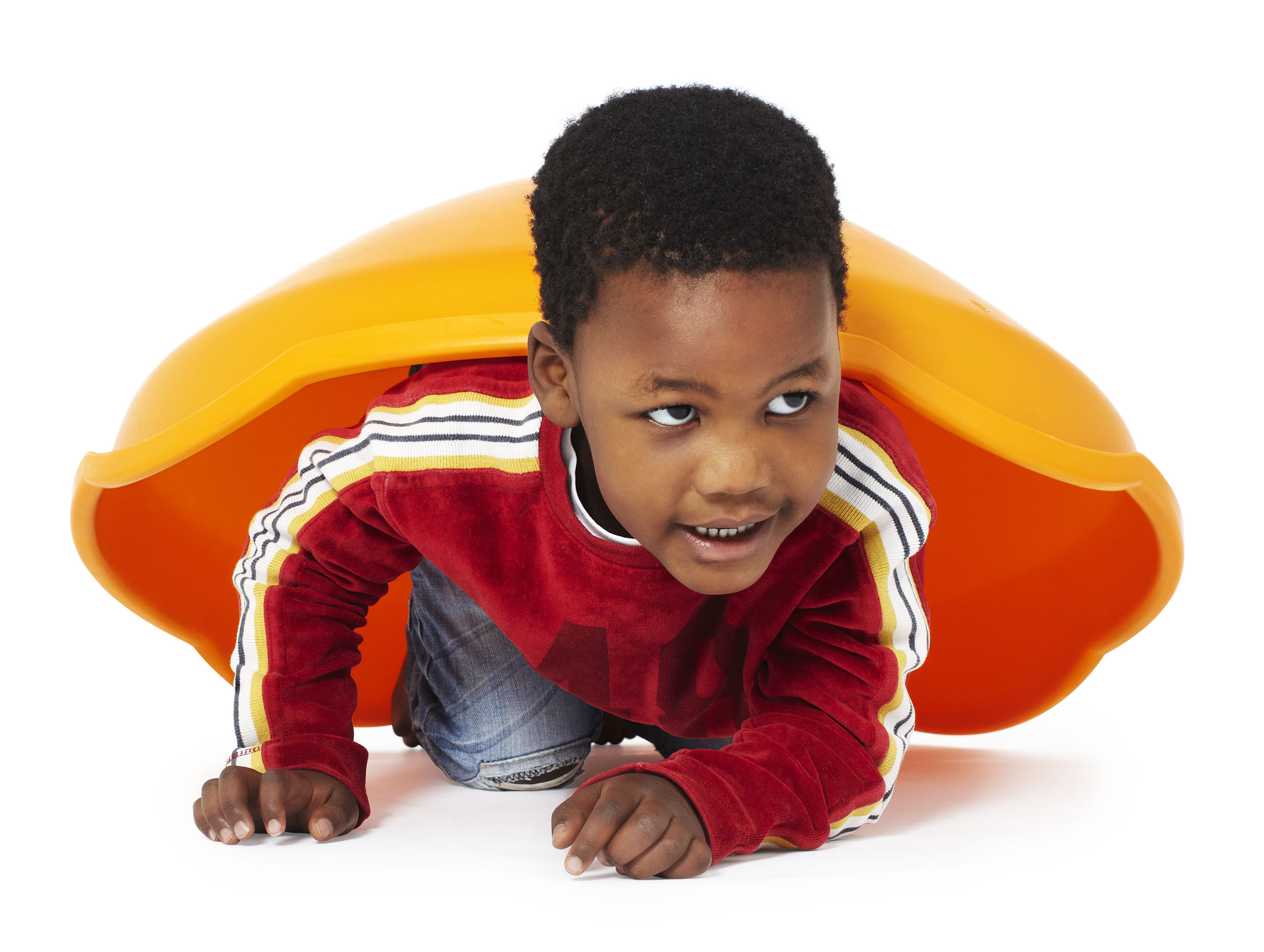 Spielkreisel und Schaukelschale, Gonge Mini Top, 68 cm, orange, 0-4 Jahre