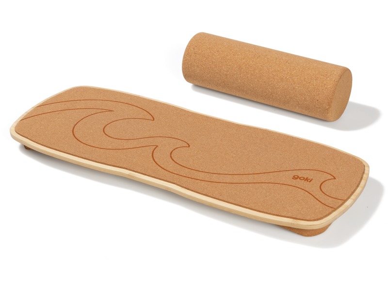Balance Board mit Korkrolle aus Holz, ab 4 Jahren