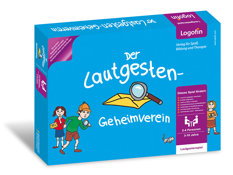 Lautgesten-Geheimverein, Lern-Spielsystem, 3-10 Jahre