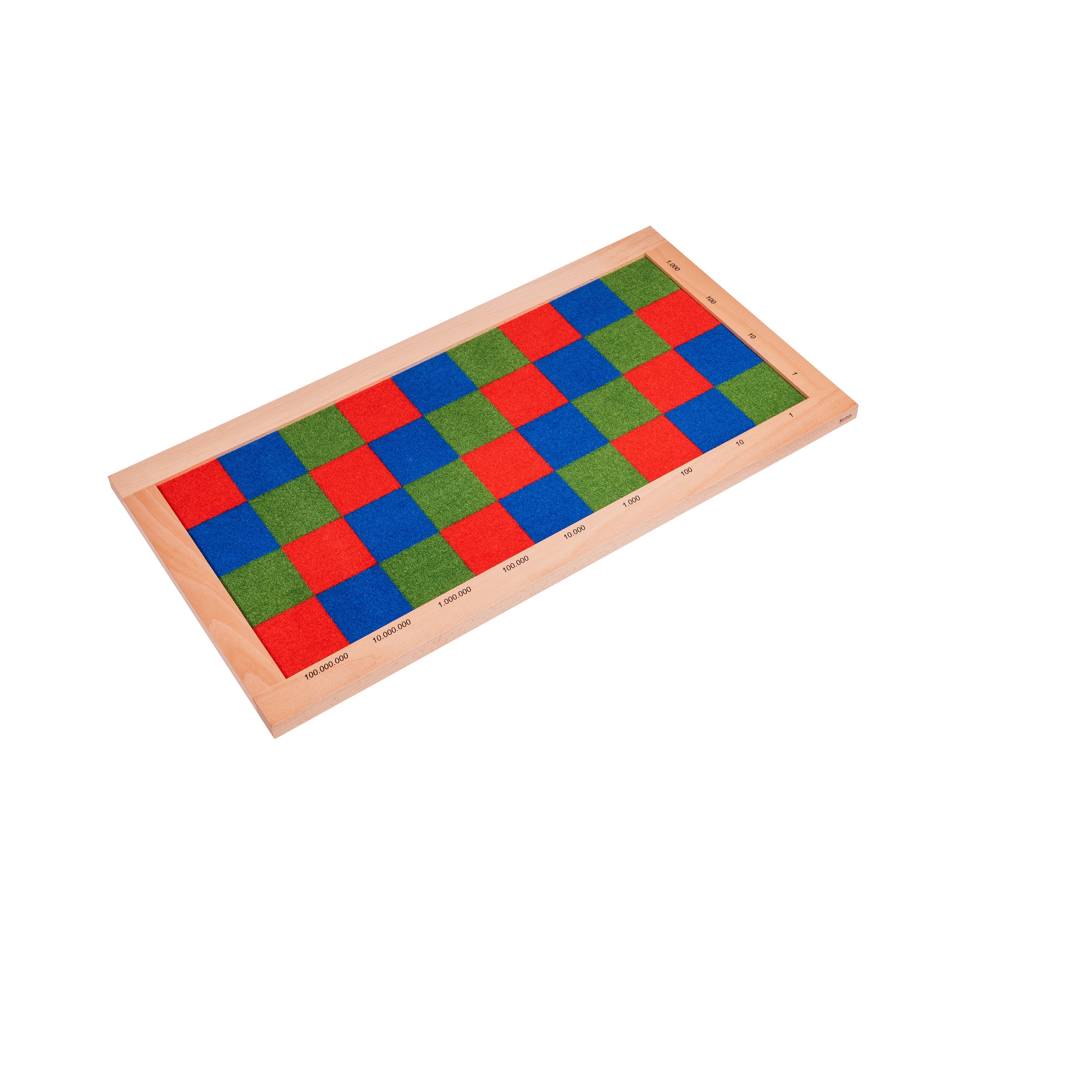 Großes Multiplikationsbrett - Montessori Mathematik