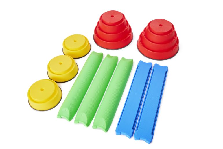 Balanciersteine und -balken, Gonge Build N' Balance, Starter Set, 10-teilig, ab 2 Jahre