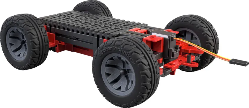 fischertechnik Maker Kit Car, Auto-Chassis-Bausatz für Maker (ohne Controller)