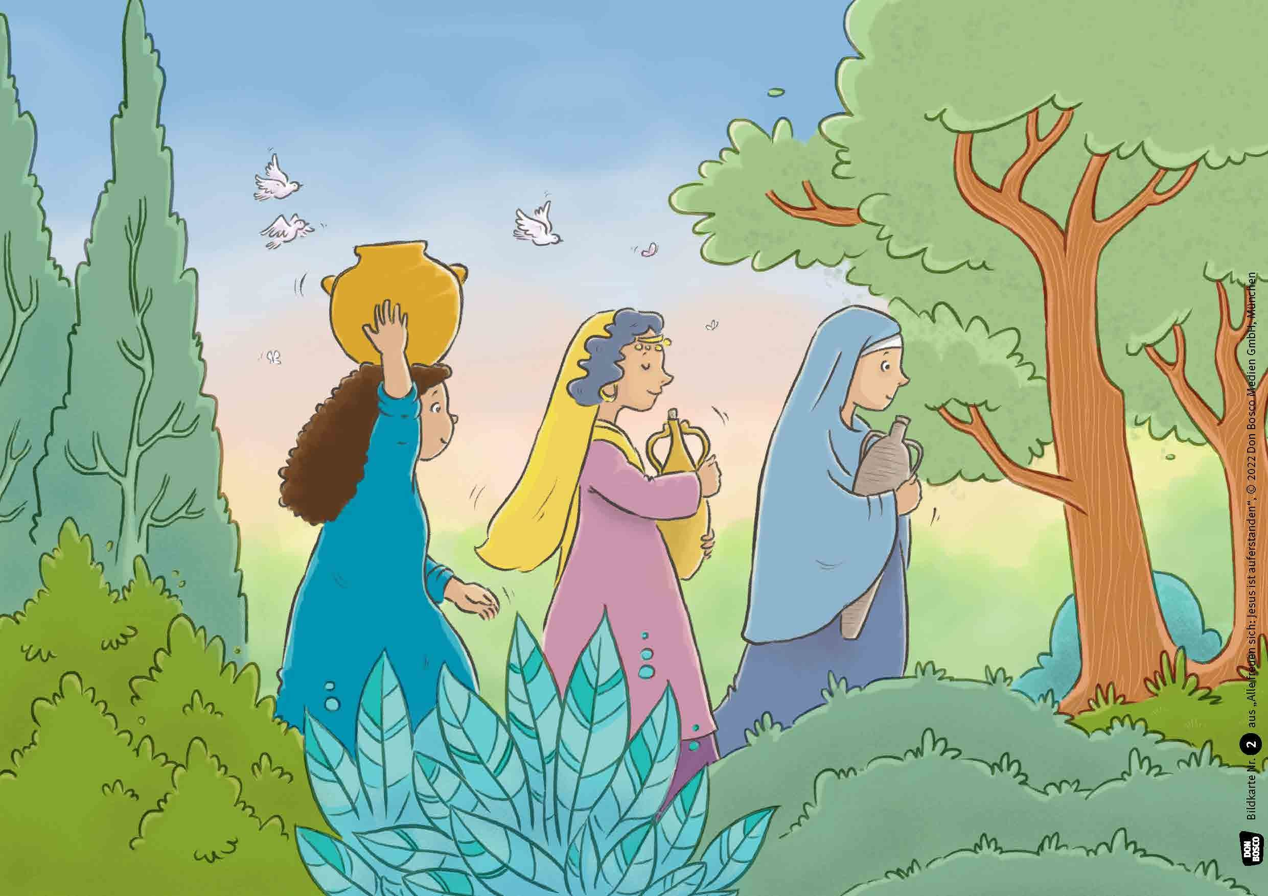 Kamishibai Bildkartenset - Alle freuen sich: Jesus ist auferstanden, 2-8 Jahre