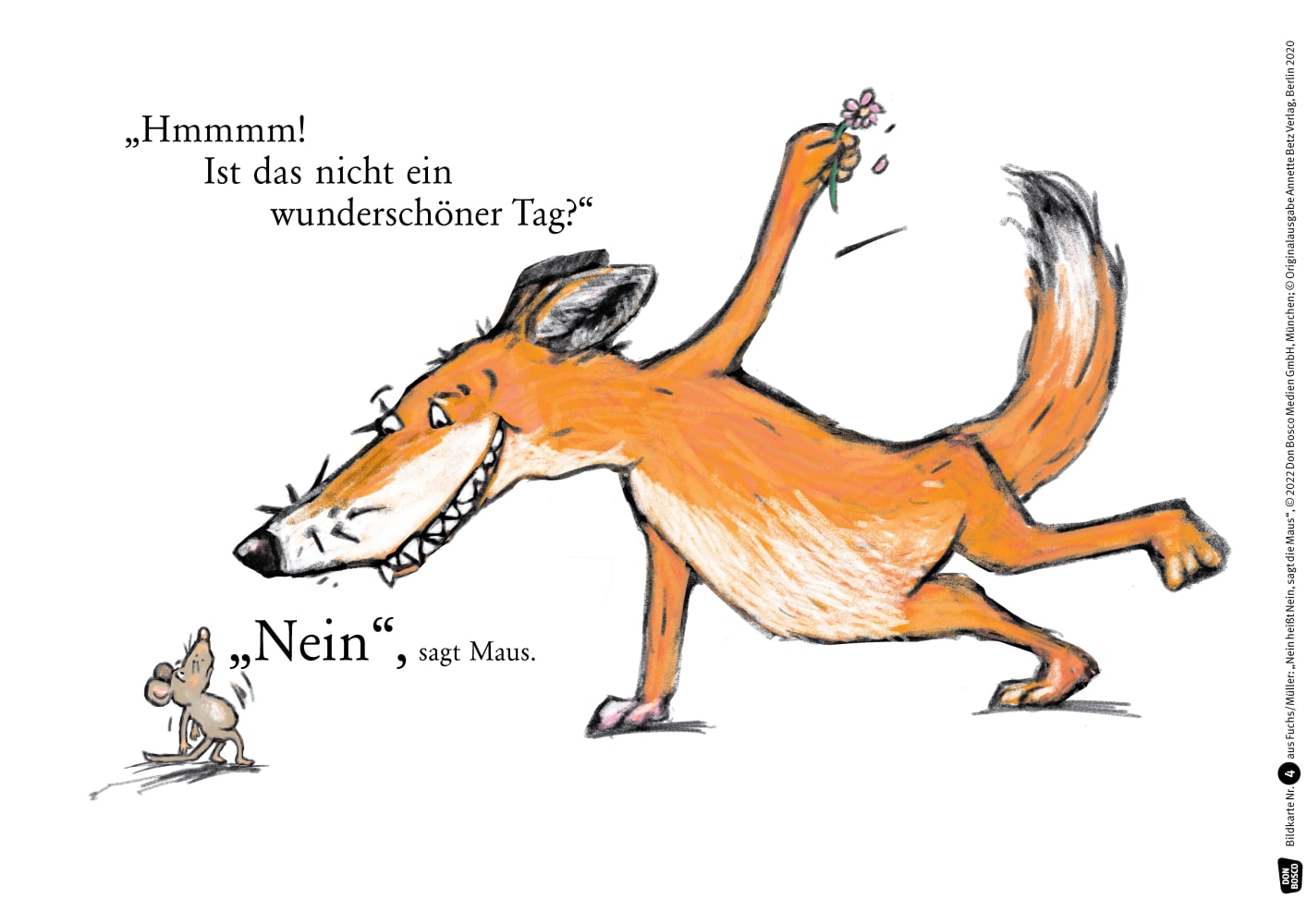 Nein heißt nein, sagt die Maus. Kamishibai Bildkartenset, 4-8 Jahre